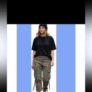 Zara woman  Cargo Pants - olive green size 6 utility wear y2k